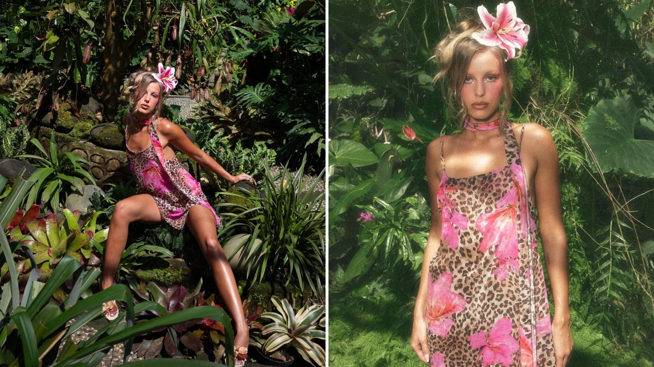 Leopard Print Mini Dress