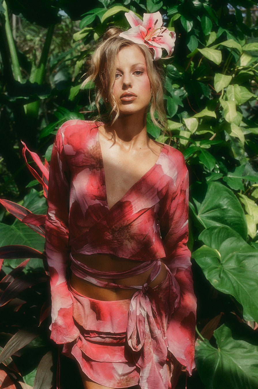 Kiss From A Rose Wrap Crop