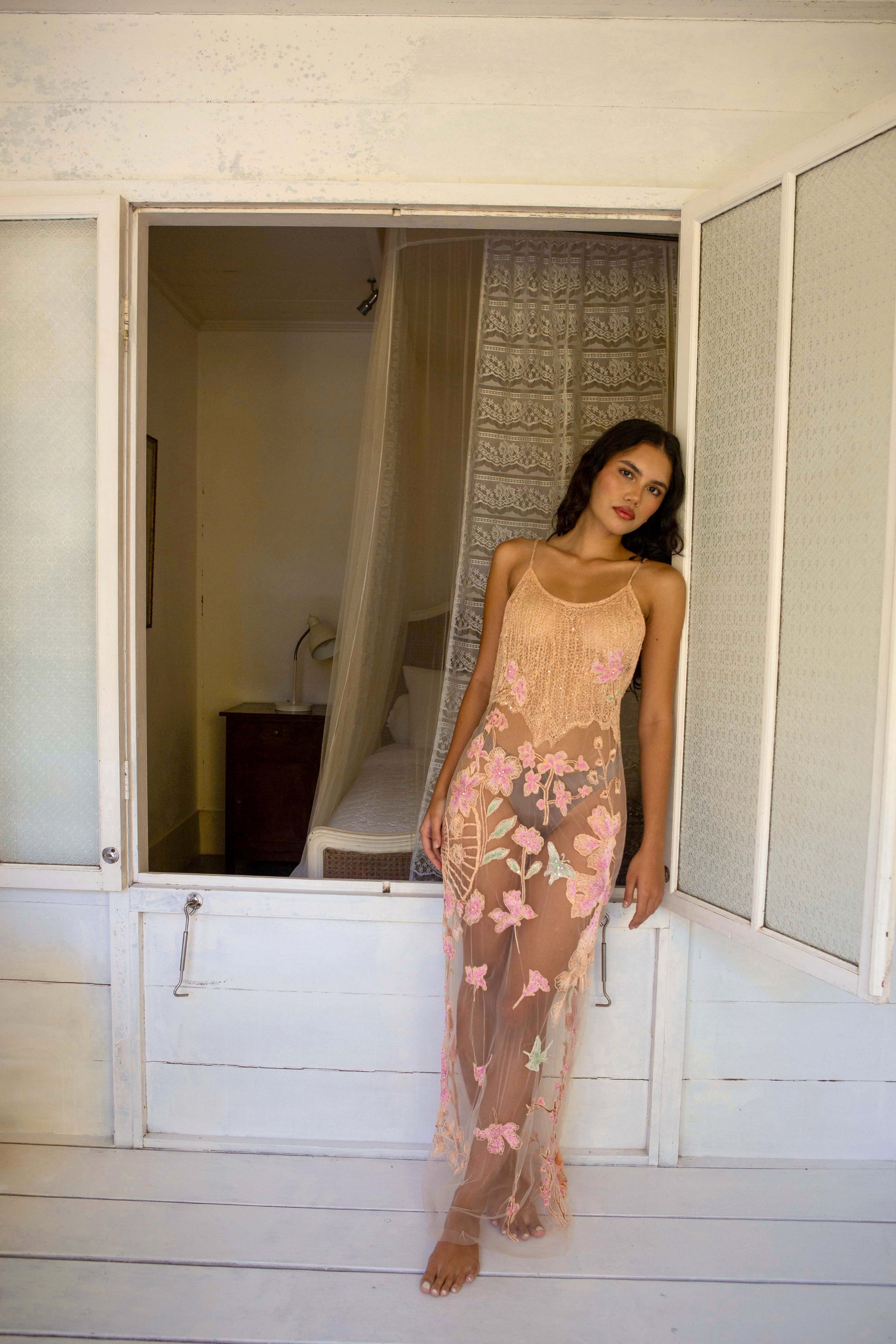 Dear Dahlia Embellished Dress