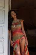 Gaia Goddess of the Sun Silk Dress
