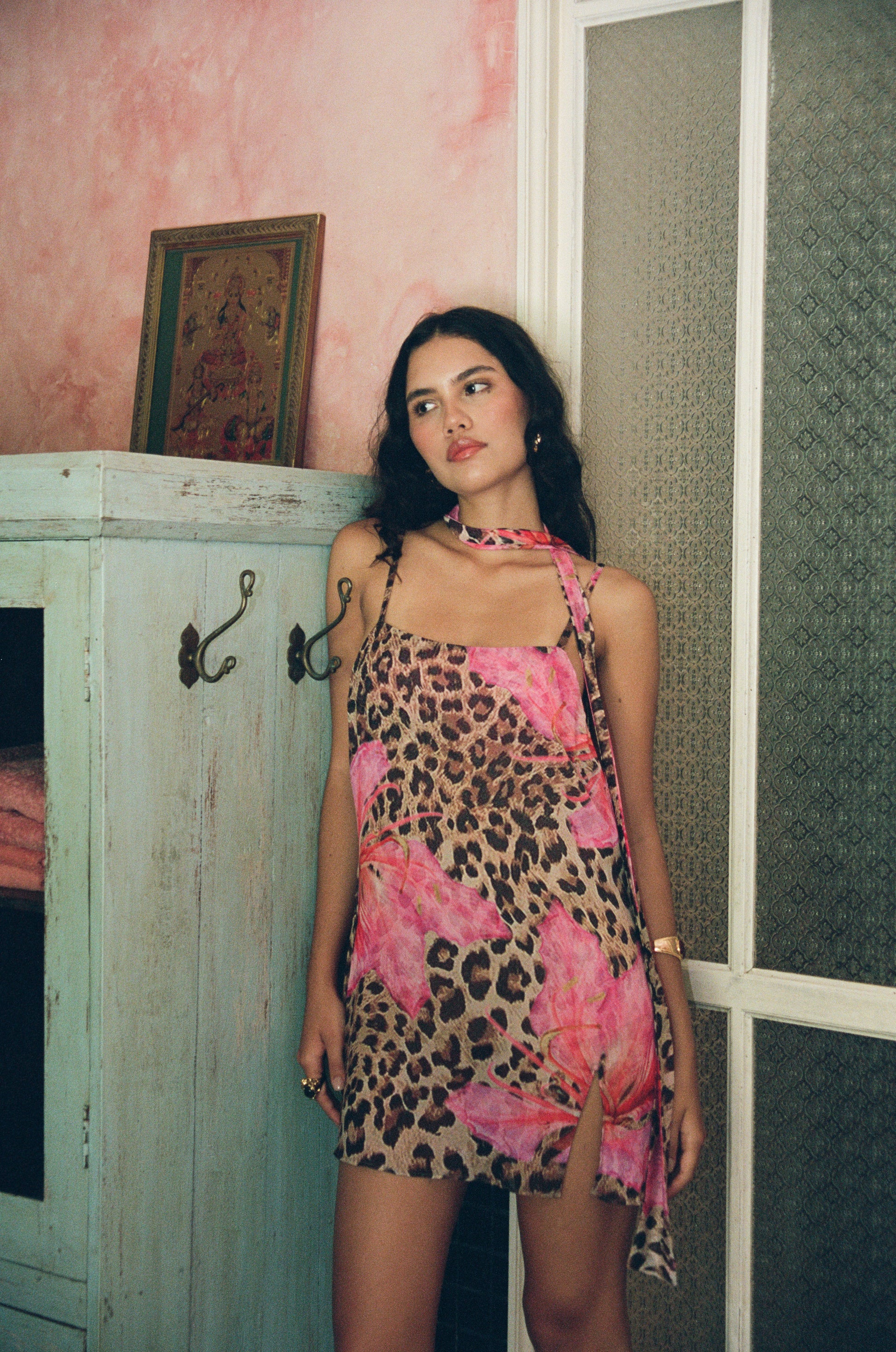 Made You Wink slip dress