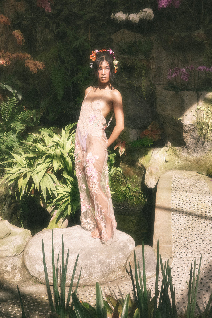 Dear Dahlia Embellished Dress
