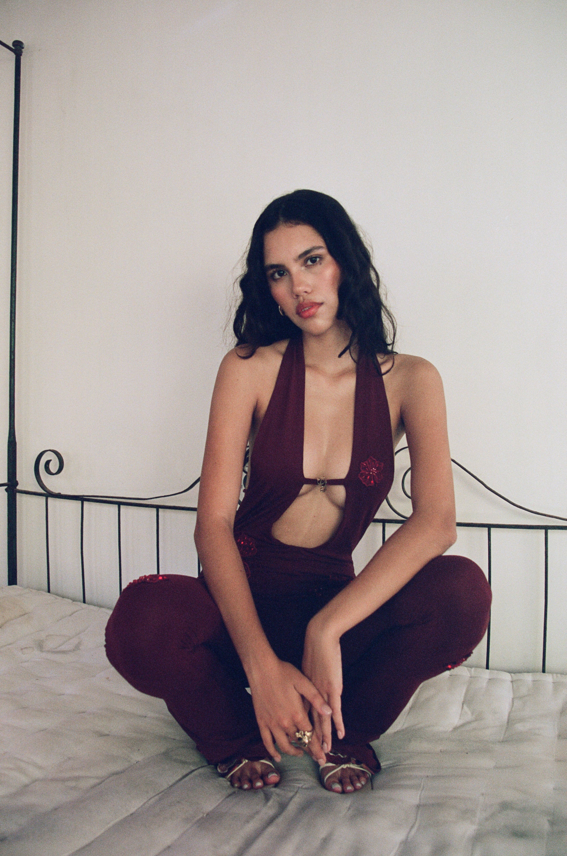 Eternal Bloom Embroidered Floral Jumpsuit