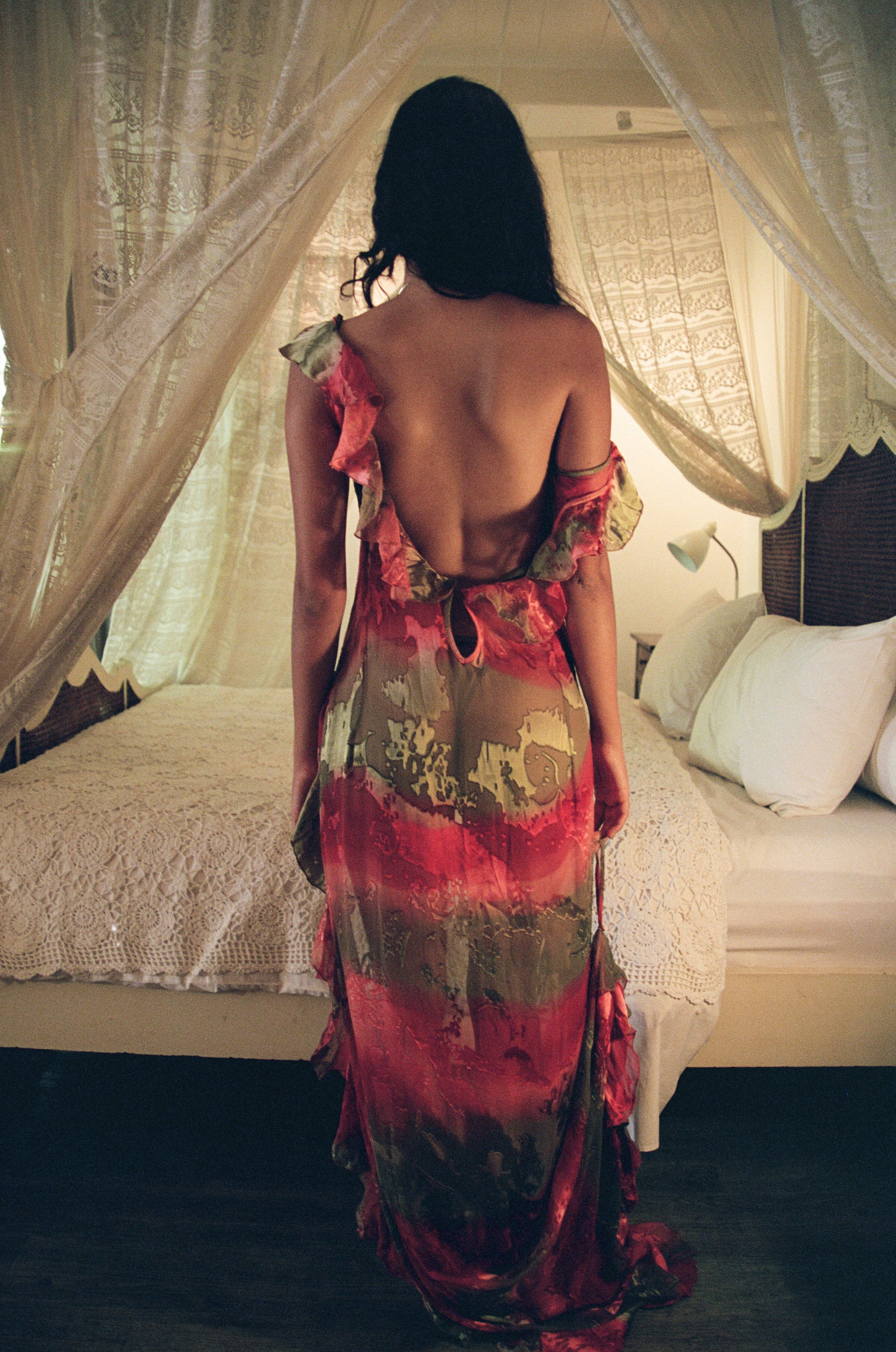 Gaia Goddess of the Sun Silk Dress