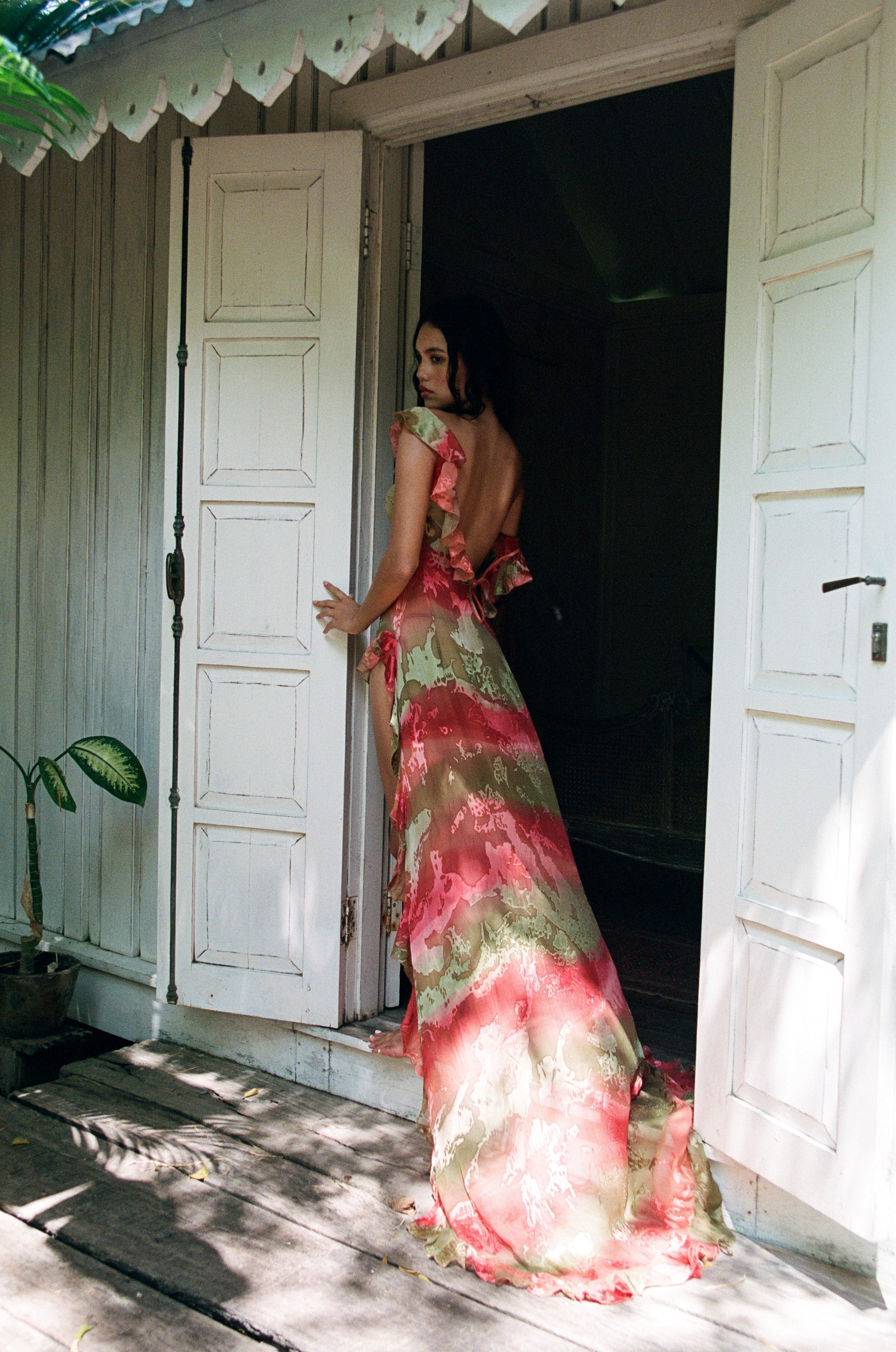 Gaia Goddess of the Sun Silk Dress