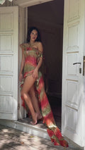 Gaia Goddess of the Sun Silk Dress