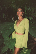 Lima Bima Frill Wrap Crop