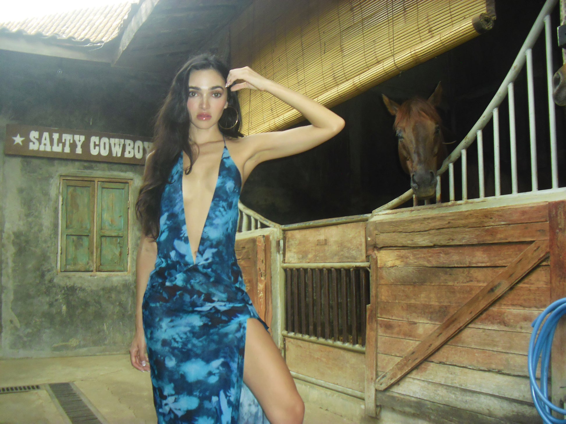 Pisces Moon Silk Dress