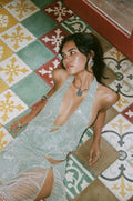 Aquamarine Embellished Top
