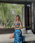 Pisces Moon Silk Dress