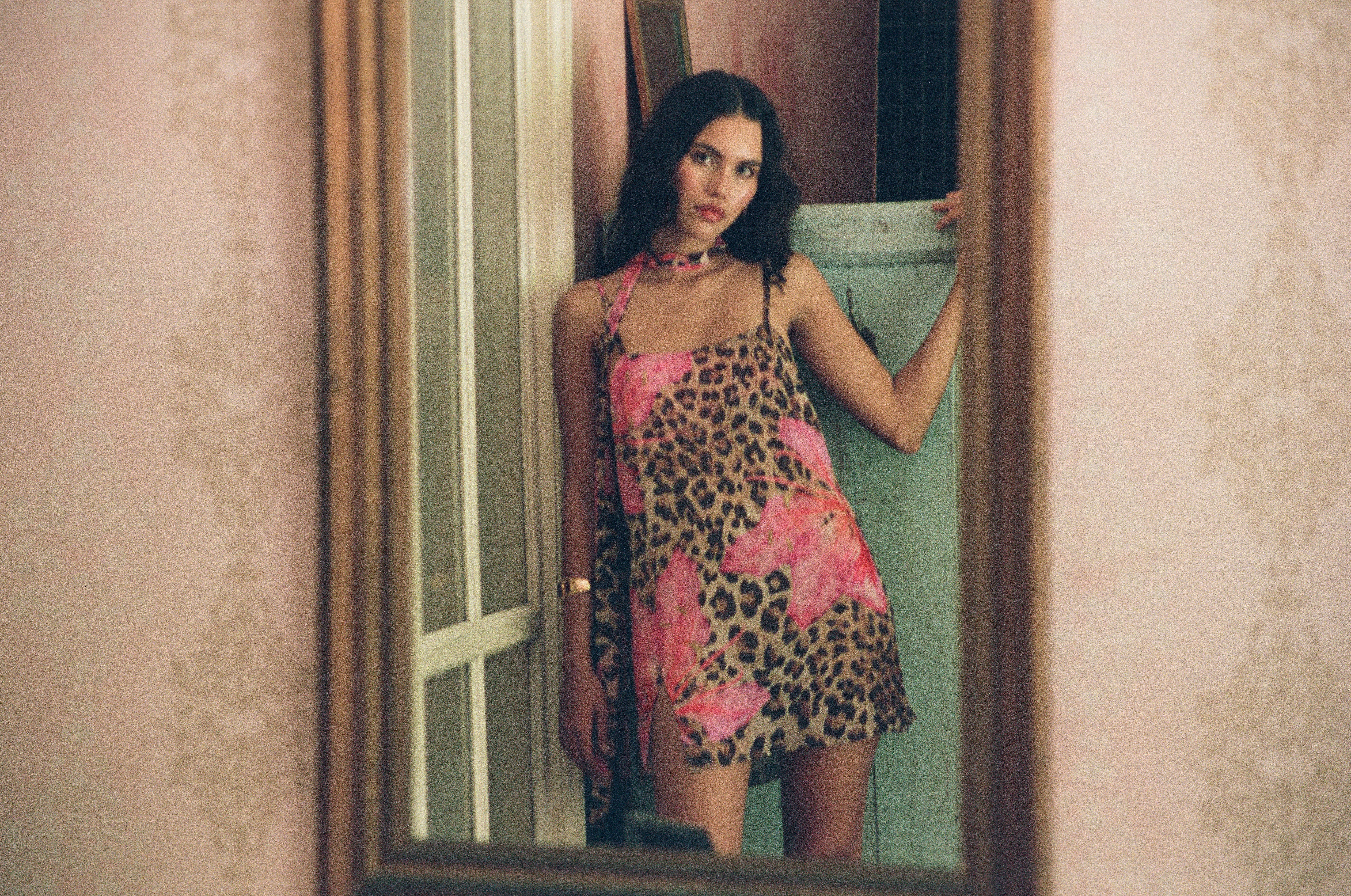 Made You Wink slip dress