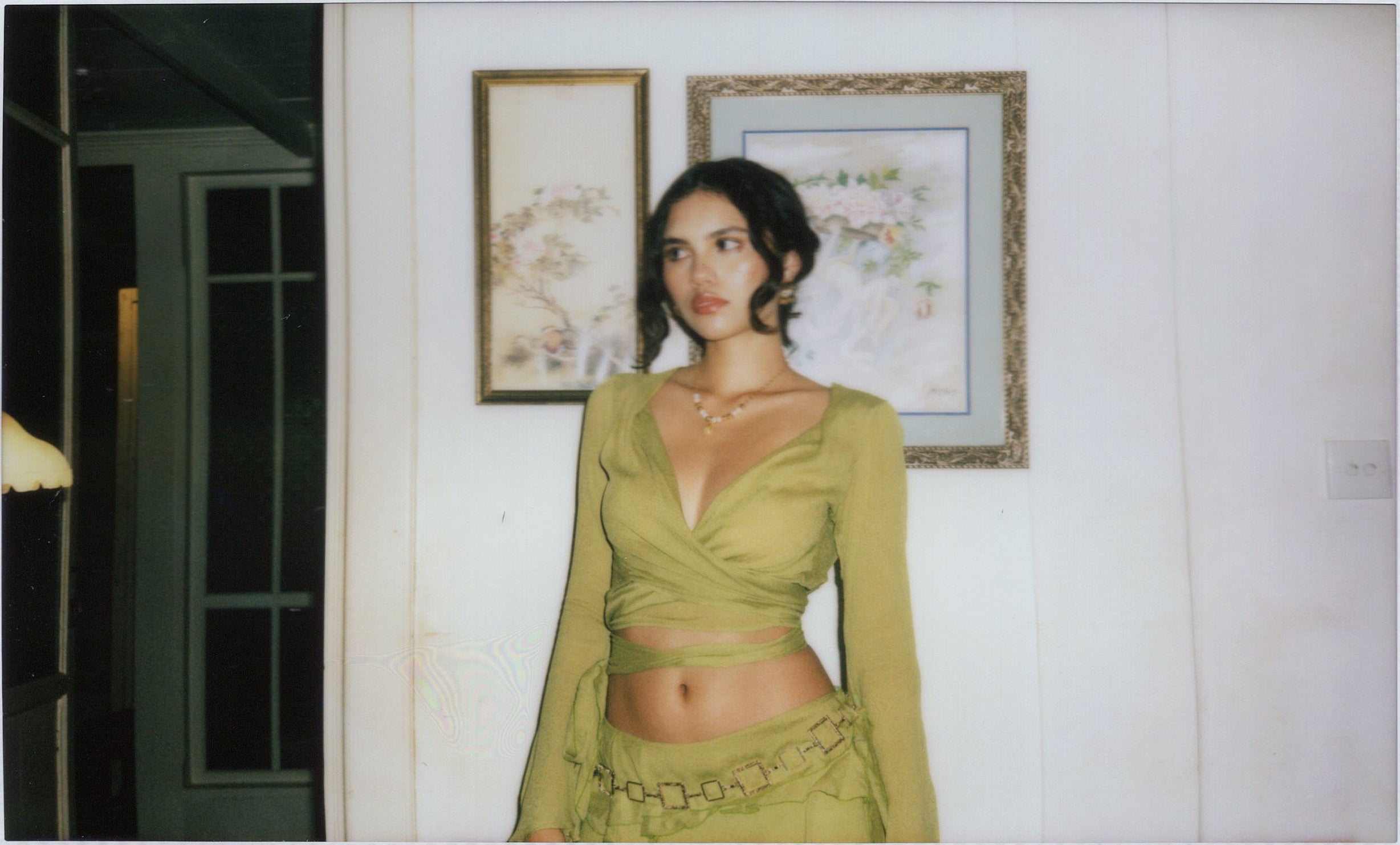 Lima Bima Frill Wrap Crop