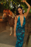 Pisces Moon Silk Dress