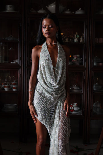 Aquamarine Embellished Top