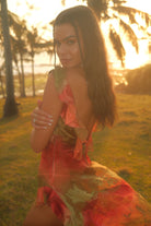 Gaia Goddess of the Sun Silk Dress