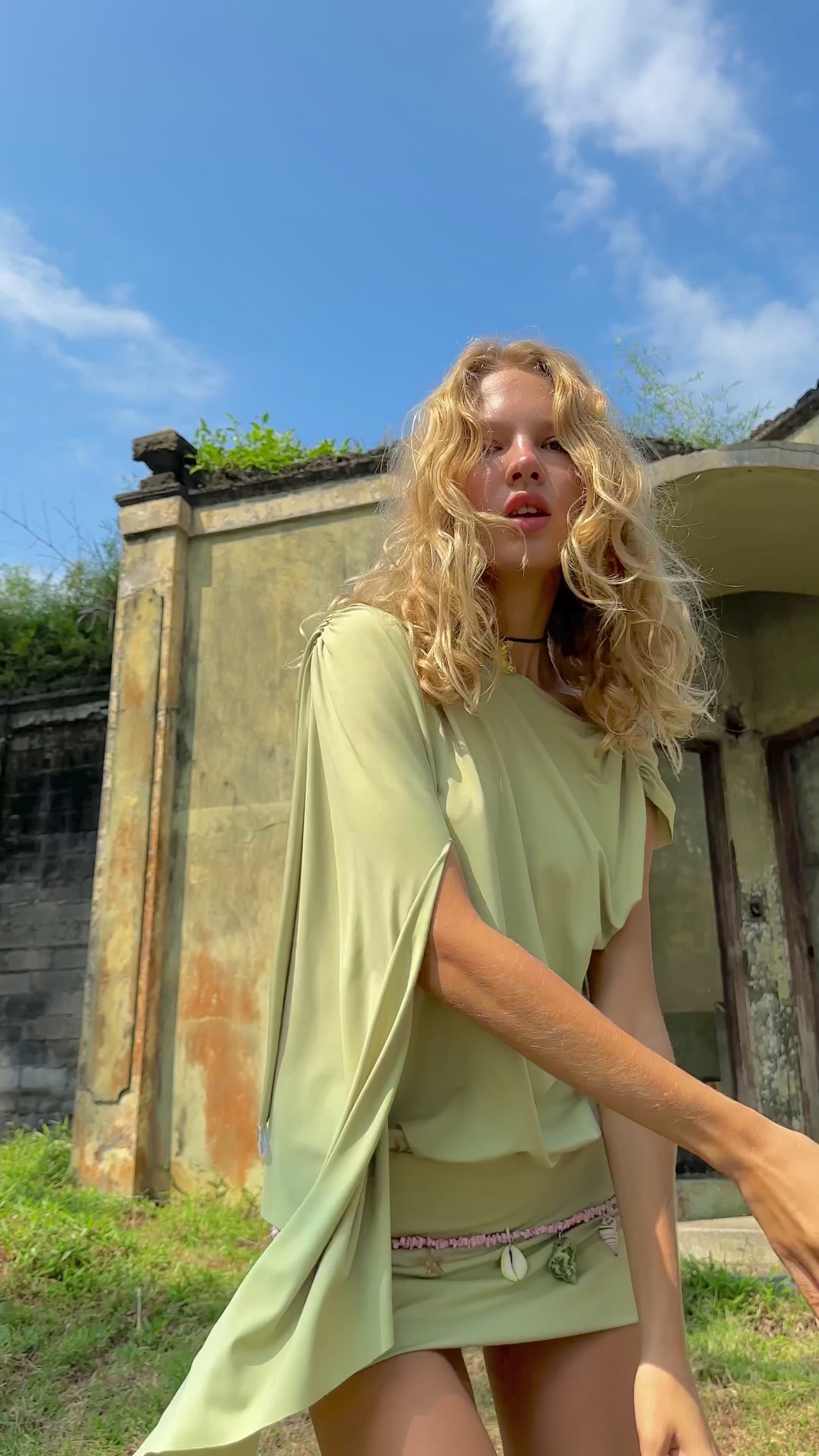 Cindys Slinky Swarvoski Mini Dress